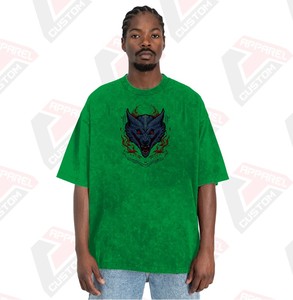 Hombres con estilo lavado ácido camiseta suave de moda cómoda - Product Image 1