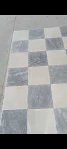 Dama Checkerboard Natural <b>Marble</b> Stones 20x20cm Small Samples Modern Indoor Flooring Pavers Made in Turkiye Garden Decorations - Product Image 6