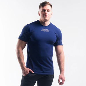 เสื้อยืดกีฬาแขนสั้นสำหรับผู้ชายแห้งเร็วแบบกำหนดเองระบายอากาศได้ดี2025สำหรับออกกำลังกายในยิม - Product Image 2