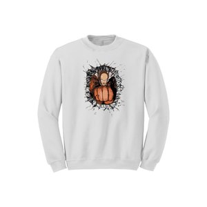 Sudadera informal de algodón 100% para colección de Anime de invierno, cuello redondo con estampado de pecho personalizable, 280gsm + Logo Front ODM Supply - Product Image 6