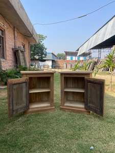 Petites armoires de cuisine vintage classiques de luxe, peinture vintage en bois peinte à la main de style design antique moderne - Product Image 4