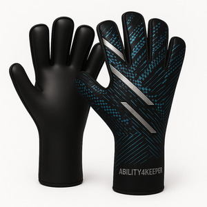 Guantes de portero de cuero de diseño personalizado naranja neón completo con agarre de látex material de goma de rendimiento de alta visibilidad marca SP - Product Image 6