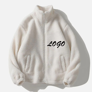 Chaqueta Impermeable de Forro Polar Sherpa con Diseño Personalizado, Chaqueta Deportiva de Moda con Cremallera Vertical para Hombre y Mujer - Product Image 3