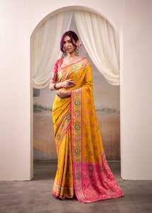 Saree Modal de algodón suave de primera calidad con estampado floral perfecto para todos los eventos - Product Image 2