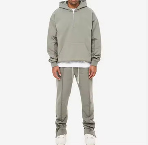 Conjunto Deportivo de Algodón 100% Más Vendido, Transpirable, de Secado Rápido, para Invierno, con Patrón Sólido, Ligero, Resistente al Viento, Antibacteriano y Elástico - Product Image 1