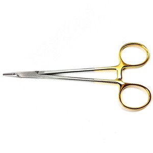 Portaagujas TC Reutilizable Crile-Wood Recto con Mordazas Cruzadas Dentadas de Acero Inoxidable (20cm) Instrumentos Médico-Quirúrgicos - Product Image 4