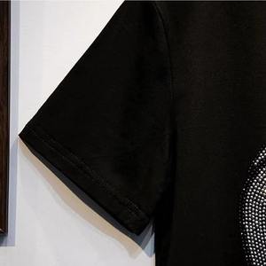 New Summer T shirt Fashion Casual Women's <b>Short</b> <b>Sleeved</b> T-shirt Rhinestone Loose <b>Top</b> <b>Ladies</b> Bottom Shirt For <b>Ladies</b> - Product Image 6