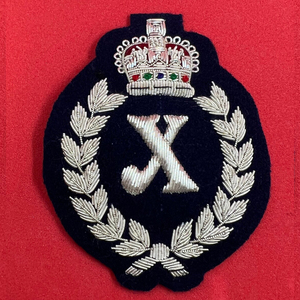 Badges brodés à la main par célèbre sergé tissu adhésif Merrow bordure avec strass et perles décoration pour la couture - Product Image 4