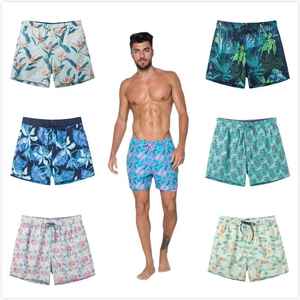 100% Polyester 2023 OEM personnalisé hommes maillots de bain troncs Polyester séchage rapide hommes Shorts de bain Board Shorts - Product Image 2