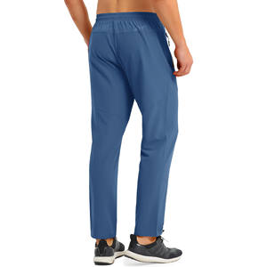 Pantalon de survêtement pour homme, anti-plis, tendance, décontracté, avec poches, en coton tricoté teint uni, design personnalisé 2026 - Product Image 3