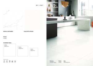 Carreaux de sol en porcelaine brillante 1200x1200, grand format, haute brillance, pour un design contemporain - Product Image 3