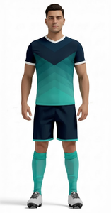 ชุดวอร์มพรีเมียม เสื้อเจอร์ซีย์ฟุตบอล ชุดกีฬา ชุดฝึกซ้อมทีม ชุดแข่งขัน ผู้ผลิต OEM ODM เป็นมิตรกับสิ่งแวดล้อม - Product Image 6