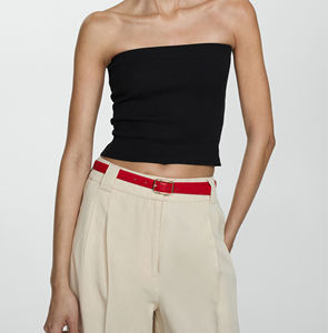 100% coton été utilisation décontracté et confortable femmes haut court haute qualité conception personnalisée culture t-shirts pour femmes - Product Image 1