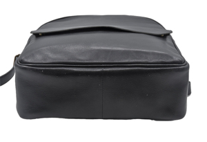 Fait à la main noir véritable grand sac à dos en cuir sac à dos pour ordinateur portable sac à dos collège voyage Trekking randonnée sac cadeau pour lui elle - Product Image 5