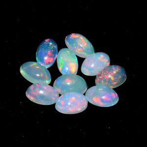 โอปอลเอธิโอเปียธรรมชาติ5X3มม. Cab,ของแท้โอปอลเอธิโอเปีย Cabochon,เต็มไปด้วยไฟ1.18 Cts โอปอลพลอยแท้สำหรับแหวน - Product Image 2