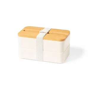 กล่องข้าวทำจากไม้ไผ่แบบสั่งทำได้อุปกรณ์พกพาสะดวก - Product Image 1