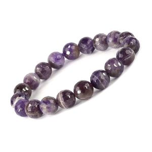 Pulsera de Cristal de Amatista, Piedra Preciosa Natural Curativa para la Calma y la Intuición - Product Image 6