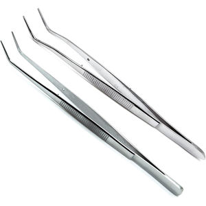 Juego de 2 pinzas dentales para apósito de pico dentado College & Meriam | Fórceps quirúrgicos de algodón Instrumentos de diagnóstico médico - Product Image 6