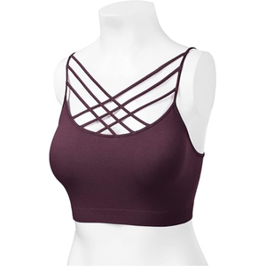 Nuevo 2025 Sujetador deportivo sin espalda Sujetador deportivo de yoga sin costuras de alta elasticidad para mujer - Product Image 4