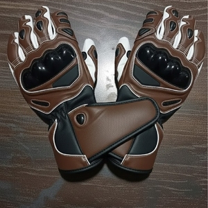 ถุงมือมอเตอร์ไซค์แบบเต็มนิ้ว วัสดุทนทาน รองรับการสัมผัสหน้าจอ เหมาะสำหรับการขับขี่และการฝึกซ้อม - Product Image 3