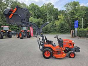 Tractor cortacésped bastante usado Kubota F2890 cortacésped con plataforma de corte viene con garantía y recogedor de césped - Product Image 6