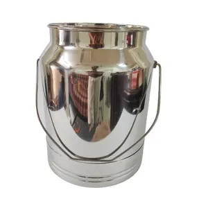 Lata de leche de acero inoxidable, Grado Alimenticio de la mejor calidad con impresión y diseño de logotipo de tamaño personalizado - Product Image 1