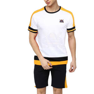 Conjunto de Pantalones Cortos Casuales de Algodón 100% Transpirables y de Secado Rápido para Hombre con Impresión de Logotipo Personalizado, Diseño Liso para Verano - Precio de Fábrica - Product Image 1