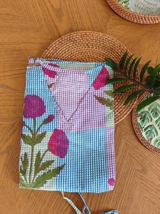 Caftán de Algodón con Estampado Floral, Vestido Maxi Indio, Ropa de Dormir Hecha a Mano, Vestido Maxi para Mujer, Regalo para Ella - Product Image 4