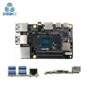 DEBIX iMX 8M Plus يحل محلّ ماسبري Pi 5 2.3 TOPS NPU لوحة مفردة sbc كمبيوتر (8 جيجابايت) لوحة تطوير لوحة لينوكس مدمجة