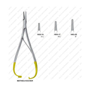 ชุดเครื่องมือผ่าตัดทางทันตกรรมสแตนเลสสีดำพรีเมี่ยมสำหรับจัดฟันที่ใส่เข็มเจาะเหล็กเหล็ก CE ISO จำนวน5ชิ้น - Product Image 3