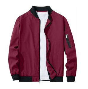 Venta al por mayor OEM 2025 nueva moda al aire libre Casual Streetwear hombres chaquetas de bombardero transpirable chaqueta de Bombardero - Product Image 5