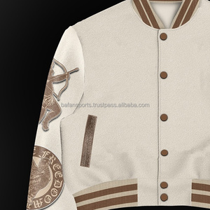 Patches personnalisés de qualité Baseball Letterman Hommes Varsity Jacket Logo de broderie personnalisé OEM Varsity Jacket pour homme - Product Image 2