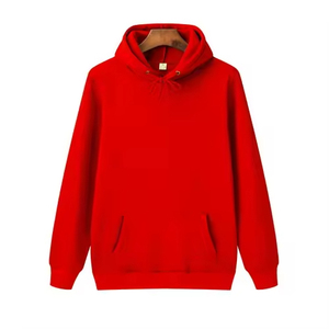 Pull-over à capuche en coton polaire surdimensionné pour hommes, léger, avec logo personnalisé, Streetwear avec logo, mode d'automne, tenue vierge, vente en gros - Product Image 6