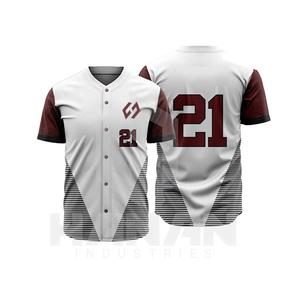 Nuevo diseño 2025, uniforme de béisbol OEM hecho a medida en material de alta calidad, uniforme personalizado de poliéster 100% para deportes de equipo - Product Image 3