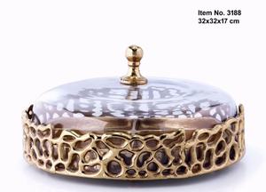 Bandeja de servicio de metal con el mejor diseño Único Último artículo de cocina Bandeja de servidor de artículos únicos - Product Image 3