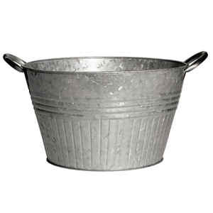 กระถางดอกไม้โลหะชุบสังกะสีสำหรับปลูกต้นไม้ทำด้วยมือกระถางดอกไม้โลหะชุบสังกะสีสำหรับตกแต่งสวน - Product Image 4