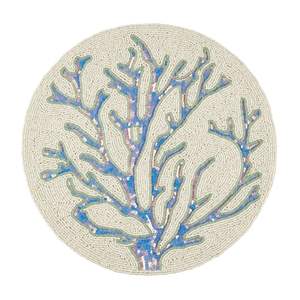 Manteles Bordados con Cuentas de Semillas Únicas, Arte Artesanal, Manteles Decorativos Hechos a Mano con Bordado de Cuentas de Semillas para la Mesa - Product Image 5