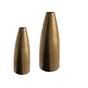 Vases à fleurs en métal finition nickelée, faits à la main, décoratifs, durables, pour la décoration de la maison, vase à fleurs de table - Product Image 2