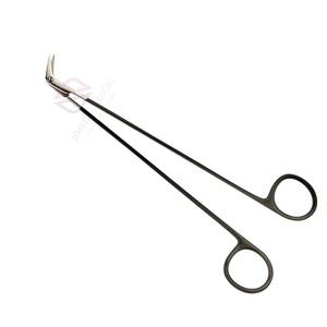 Ciseaux de chirurgie vasculaire en acier inoxydable de 12 mm à angle aigu, conception Debakey, outil de coupe manuel de haute précision, CHIRURGICAL - Product Image 5