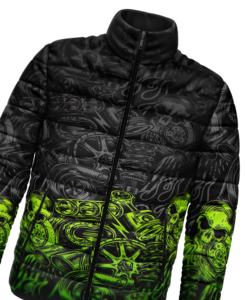 Manteau en duvet rembourré grande taille 5XL de haute qualité pour hommes 100% veste d'hiver à capuche en coton et nylon pour streetwear - Product Image 4