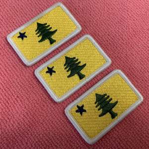 Étiquette de broderie en tissu feutre avec logo circulaire, thermocollante, personnalisée, pour vêtements, transfert thermique, patch de broderie - Product Image 6