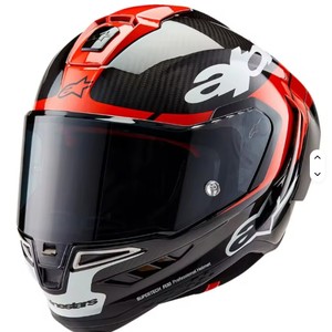 Casco de Motocicleta Integral de Fibra de Carbono y Aleación Alpinestars Supertech R10 Element Auténtico - Para Todas las Estaciones - Product Image 4