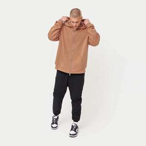 Sweat à capuche d'hiver 100% coton pour homme | Sweat à capuche coupe parfaite à motif solide - Product Image 3