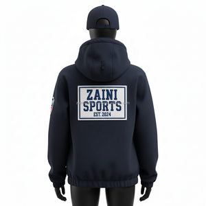 Chaqueta Softshell para Mujer, Poliéster Premium con Forro Polar, Azul Marino, con Capucha, Cierre Completo y Logotipo Bordado - Product Image 2