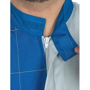 Overol de Trabajo Multibolsillos Azul Claro/Hielo de CBF Balducci Group S.p.A., Prenda Práctica, 65% Poliéster, 35% Algodón, Unisex - Product Image 6