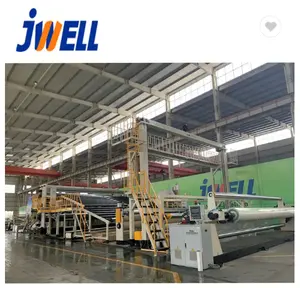 Jwell Hersteller hohe Leistung 3-8m PE HDPE Geo membran Produktions linie Kunststoff wasserdichte Platten herstellung Maschinen