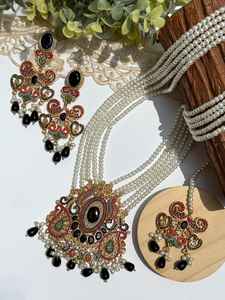 Conjuntos de joyería artificial de acero inoxidable para mujer de calidad superior de 3 piezas más vendidos al por mayor precio barato para bodas - Product Image 4