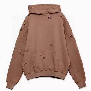 Patch brodé personnalisé par le fabricant, effet délavé, fermeture éclair, streetwear, imprimé peint, polaire d'hiver respirant - Product Image 4