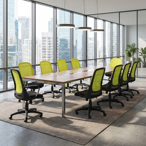 Washington Modern Ergonomic Executive Office <b>Chair</b> Black/Lemon Staff/Lift <b>Chair</b> Height Headrest Fabric PP Iron Material Handle - Product Image 3