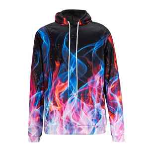 Chándal personalizado de sublimación para hombre, chándal informal de poliéster y algodón de talla grande con cremallera completa para correr, chándal de sublimación de Color sólido para hombre - Product Image 5